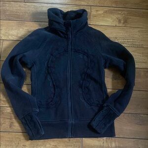 Lululemon vintage limited edition Black Jacket hoody zip up sweater